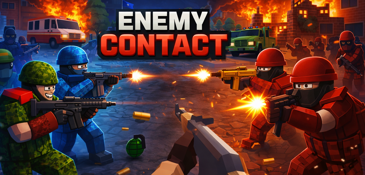 Enemy Contact — Multiplayer Browser Shooter