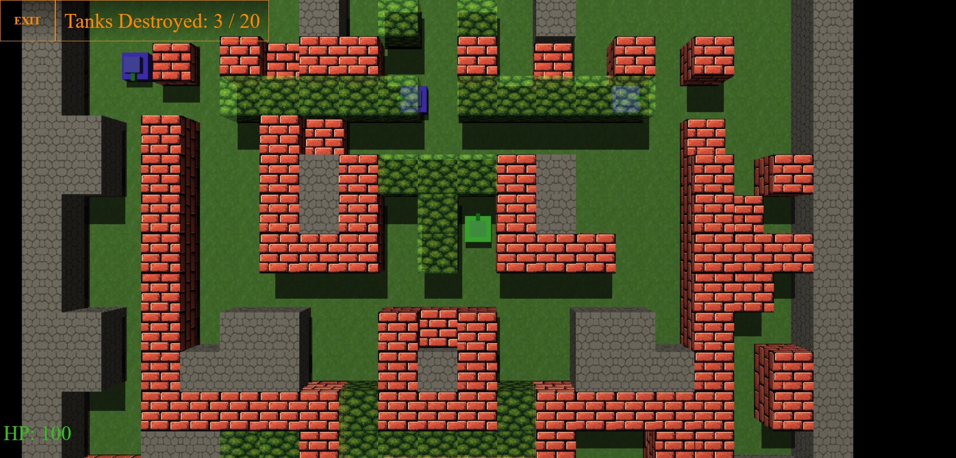 3D Tank Action - Browser Games MVAONE Screenshots of the game 6