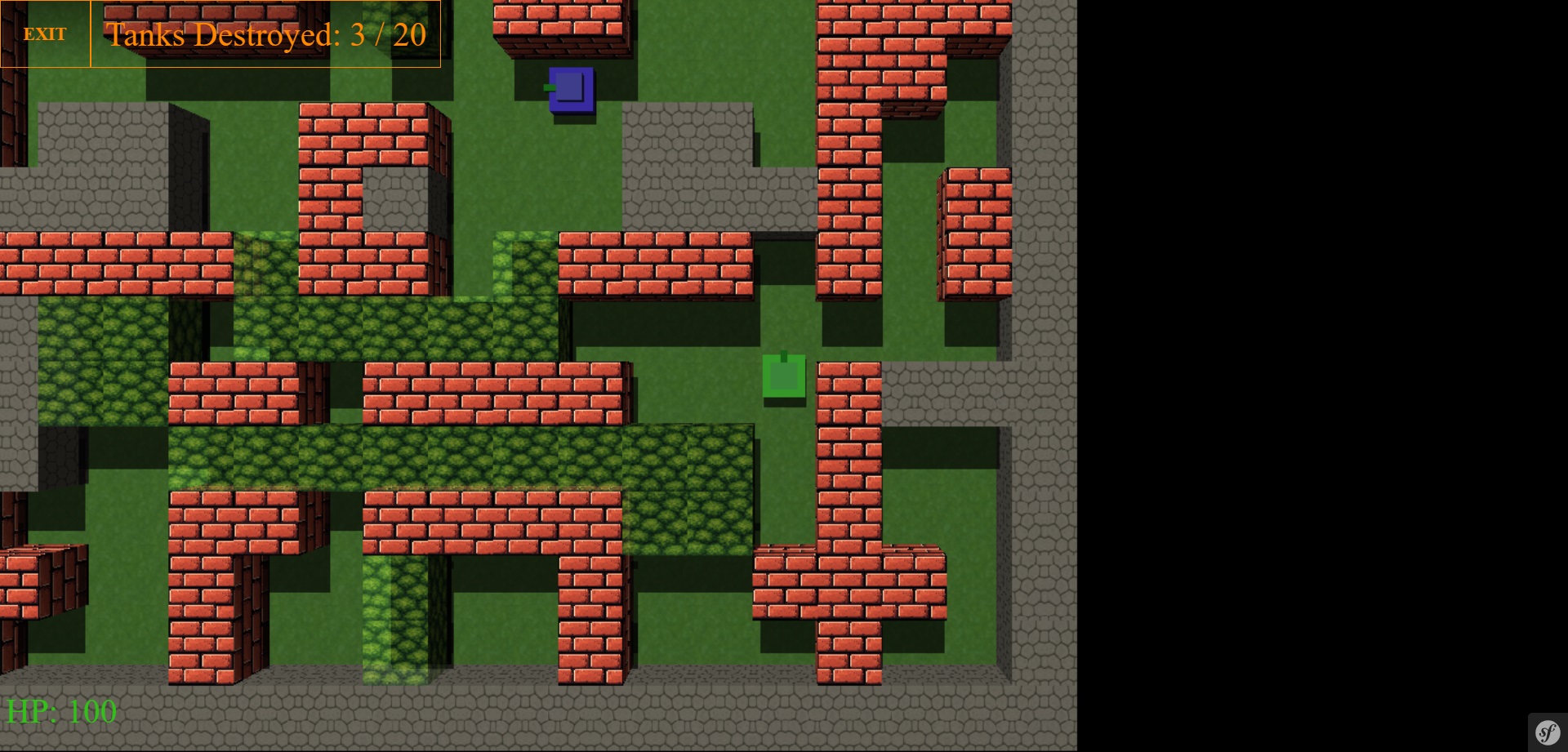 3D Tank Action - Browser Games MVAONE Screenshots of the game 4