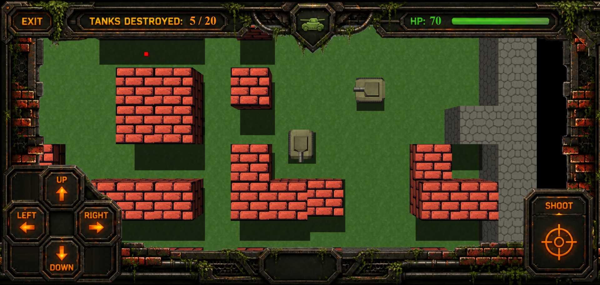 3D Tank Action - Browser Games MVAONE Screenshots of the game 3