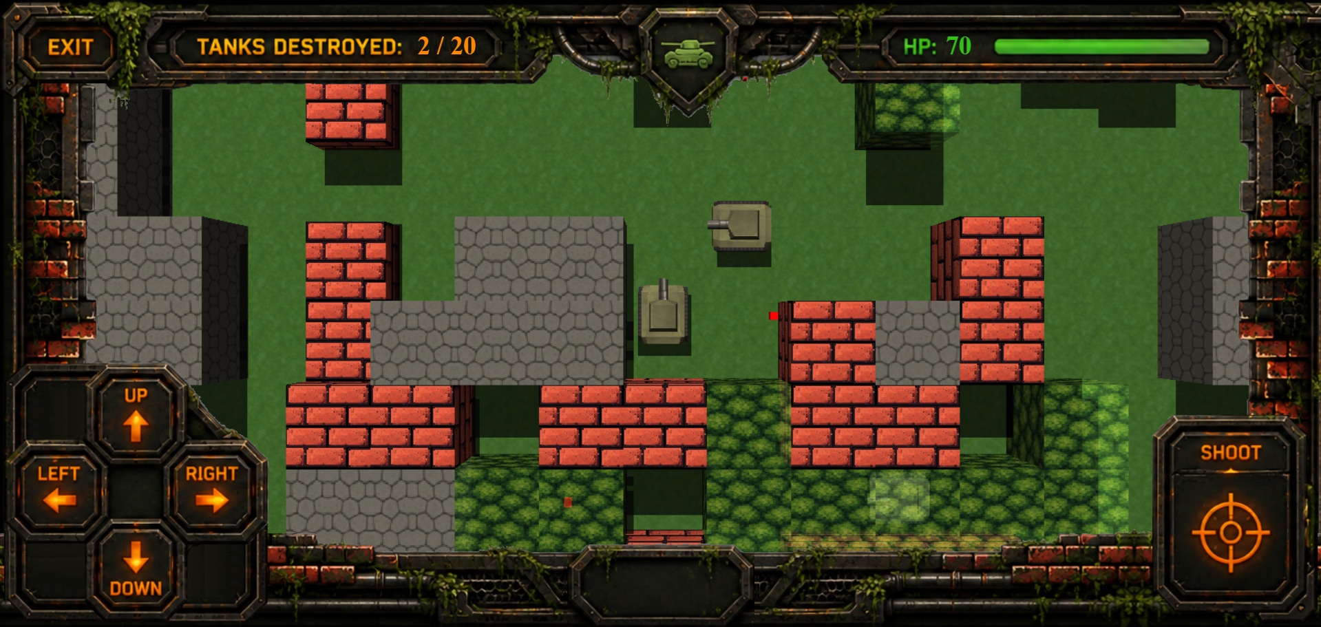 3D Tank Action - Browser Games MVAONE Screenshots of the game 4